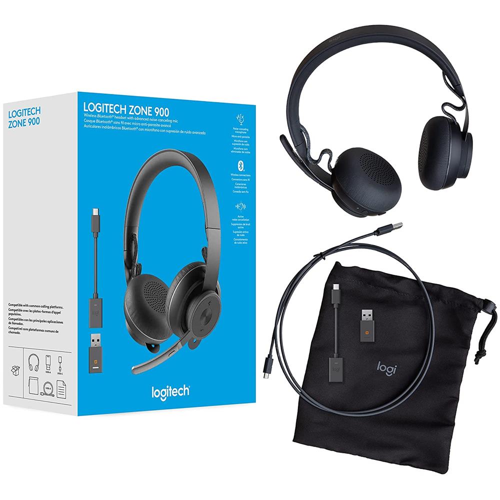 Cuffia Wireless Bluetooth Zone 900 Microfono con Cancellazione del Rumore - Foto 2