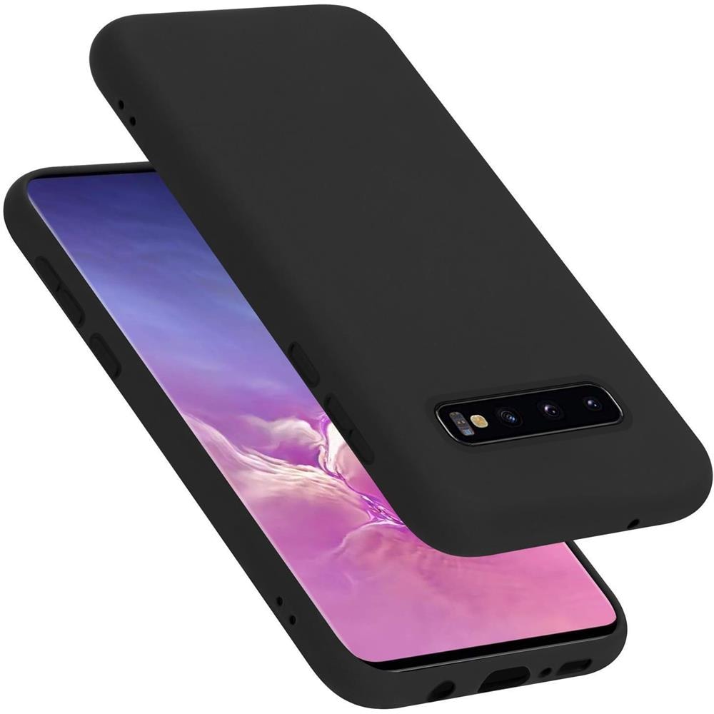 Custodia Compatibile Con Samsung Galaxy S10 5g In Liquid Nero - Coperchio Protettivo In Silicone Tpu Flessibile - Foto 1