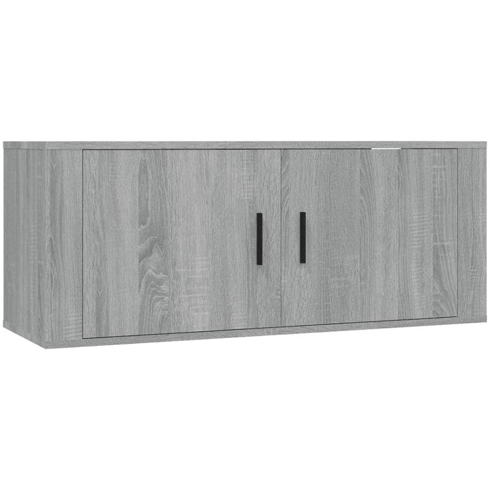 Mobile Porta Tv A Parete Grigio Sonoma 100x34,5x40 Cm - Foto 2