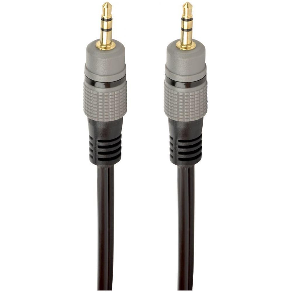 Cavo Audio Stereo Jack 3.5 mm M-M 1.5m - Nero - Foto 1