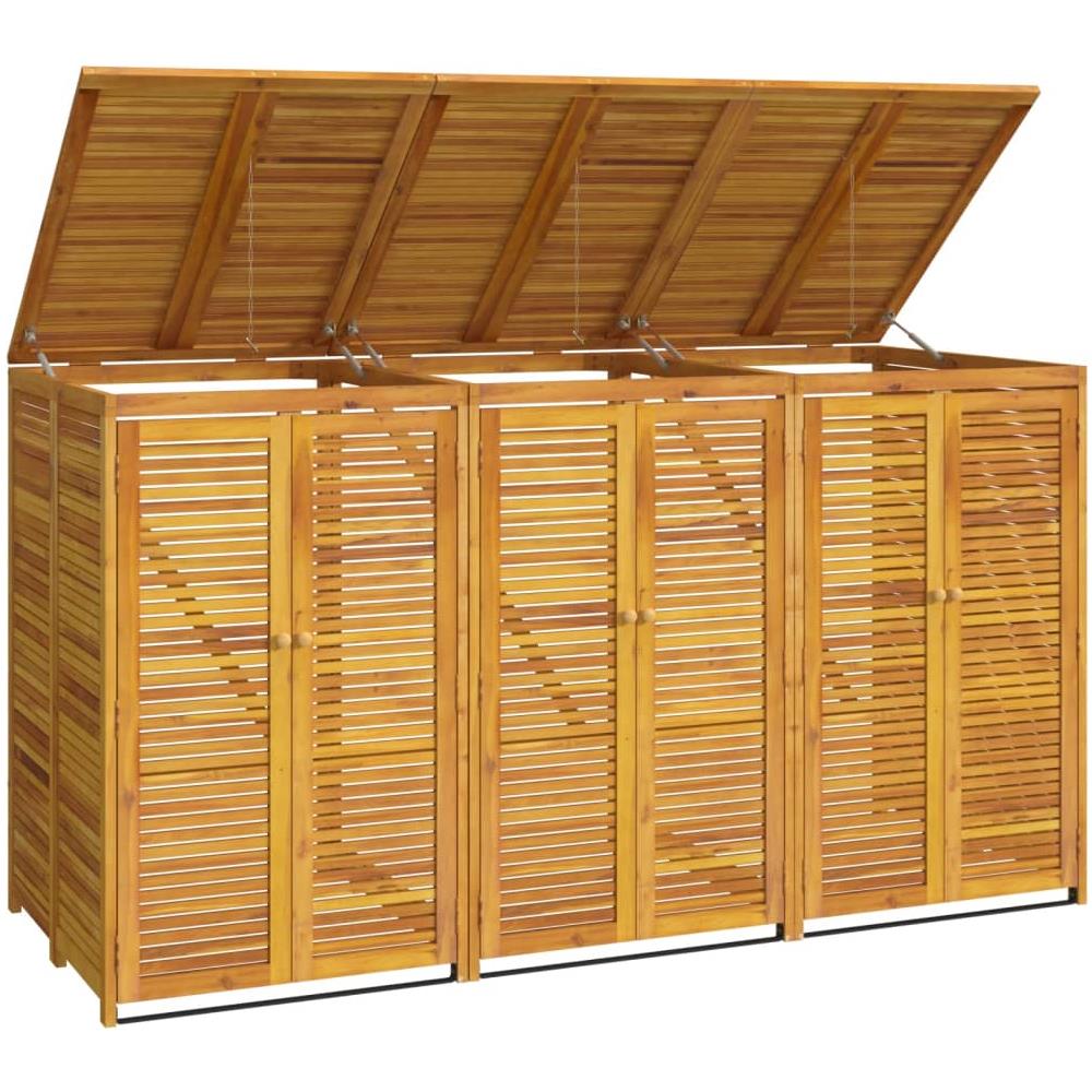 Copribidone Triplo 210x89x117 Cm In Legno Massello Di Acacia - Foto 3