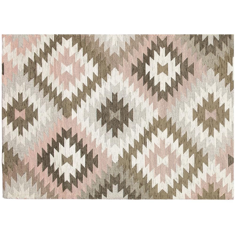 Tappeto Arredo Antiscivolo Camera Salotto Disegno Astratto Geometrico Avana By Suardi 175x240 Rosa - Foto 2