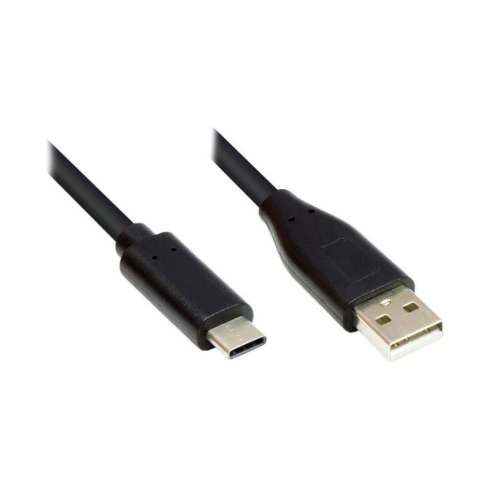 Alcasa Gc-m0118 Cavo Usb 2 M Usb 2.0 Usb A Usb C Nero - Foto 1