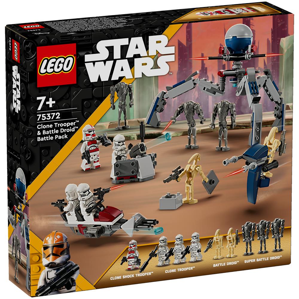 75372 Star Wars Battle PACK Clone Trooper e Battle Droid - Foto 1