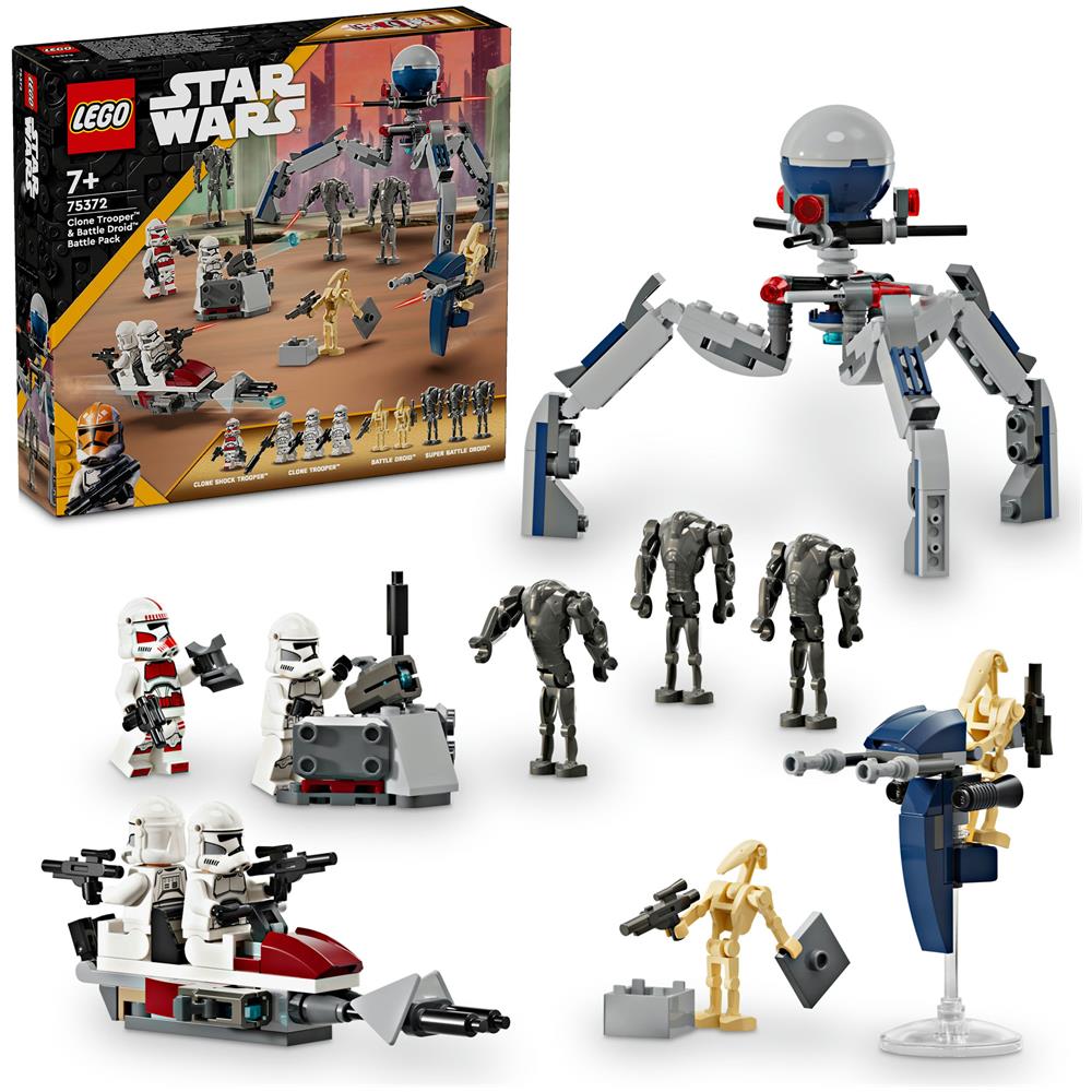 75372 Star Wars Battle PACK Clone Trooper e Battle Droid - Foto 2