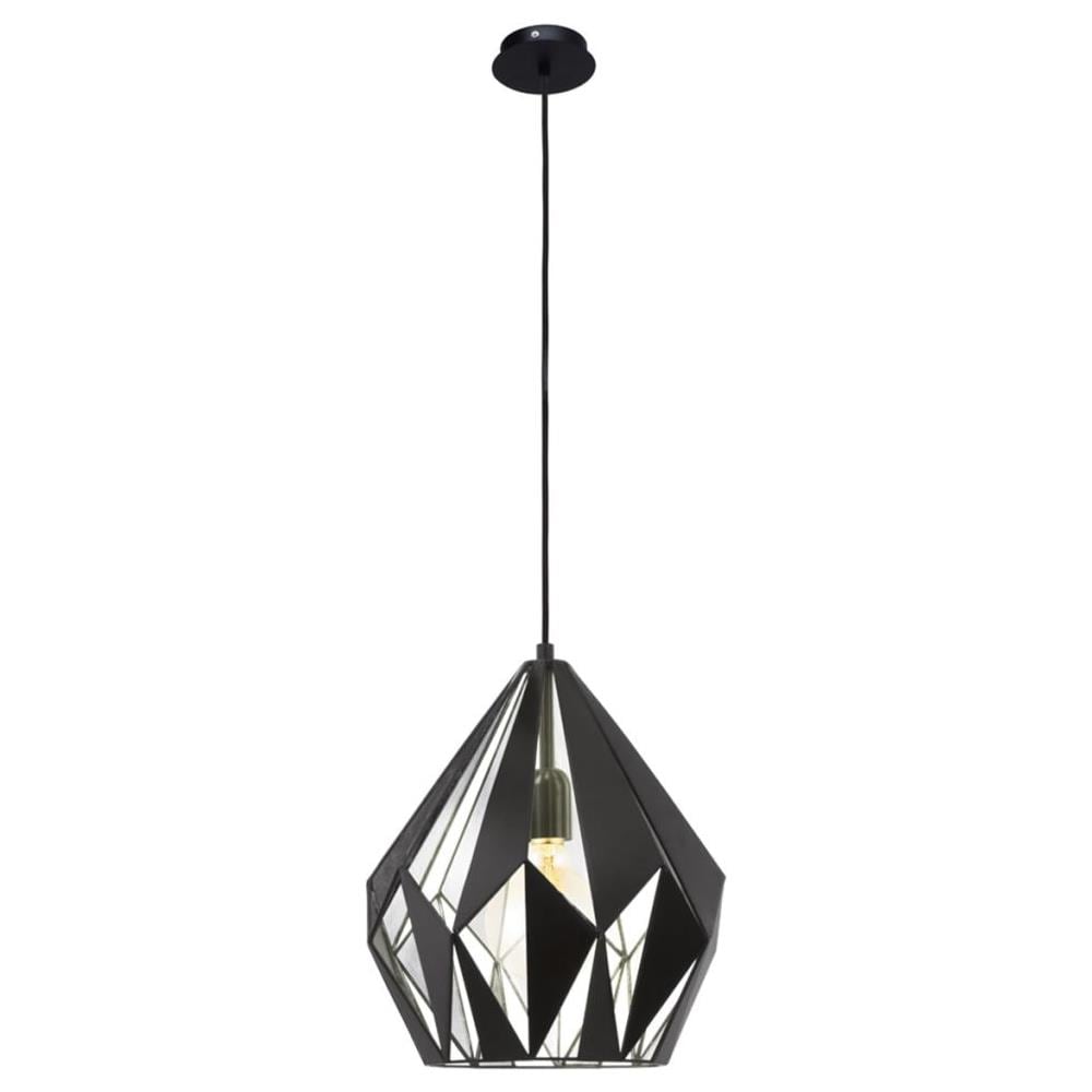 Carlton 1 49255 Lampada Da Soffitto Nera / Argento - Foto 1