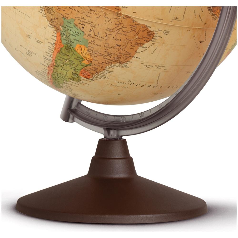 Mappamondo Globo Antico Luminoso Marco Polo Antico 25 Cm Arredo Ufficio - Foto 2