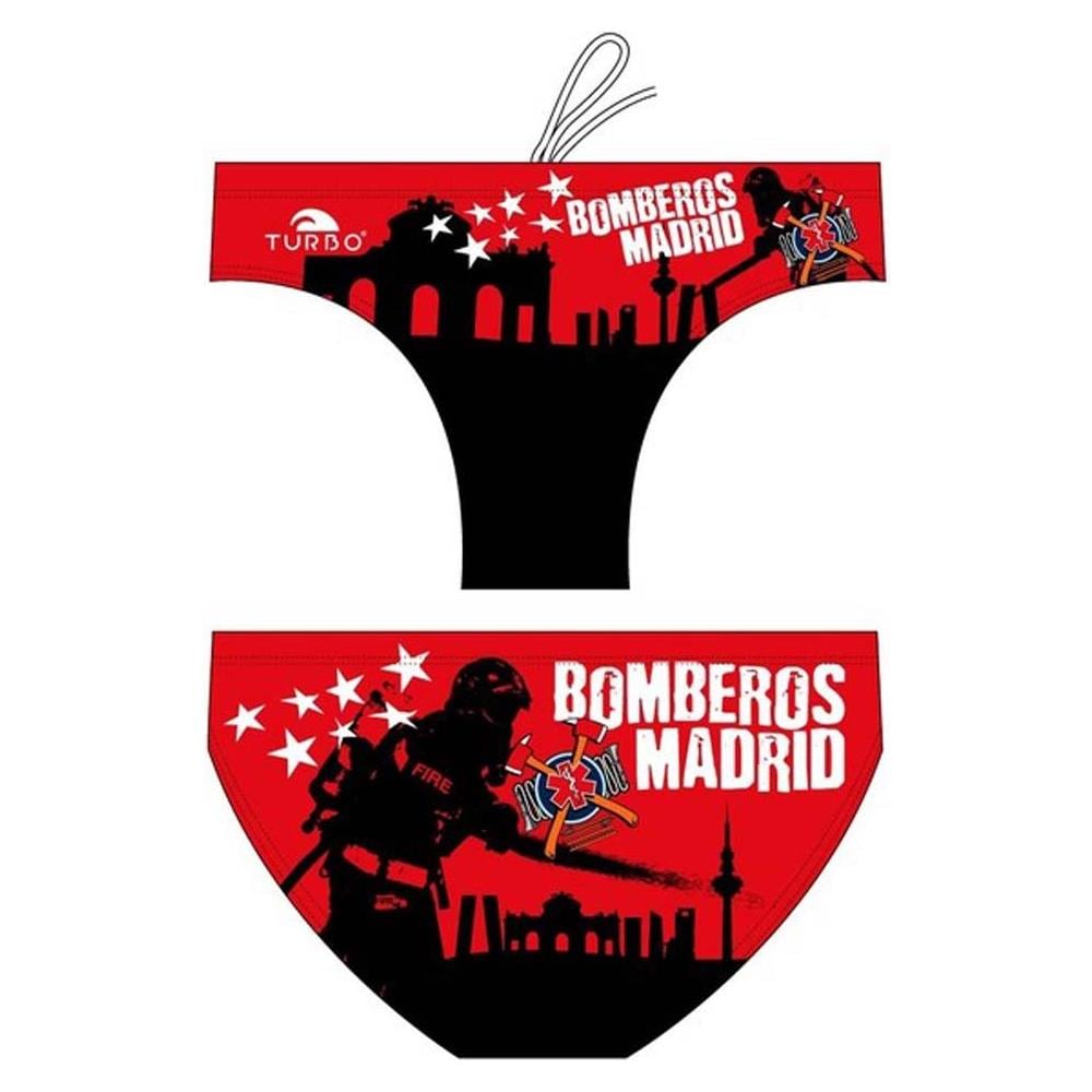 Briefs Turbo Madrid Firefighters Skyline Costumi Uomo S - Foto 1