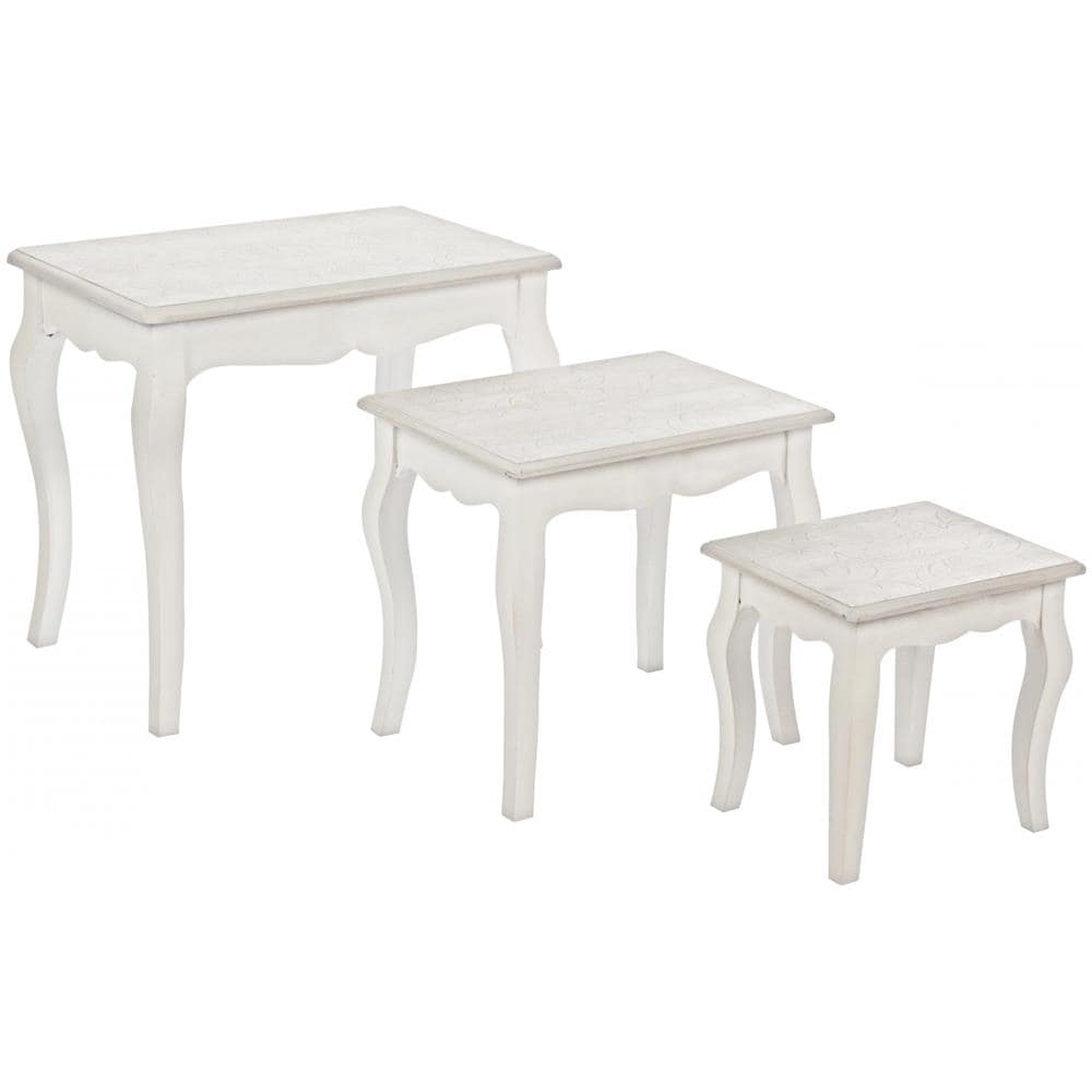 Set Di Tre Tavolini Clorine - Foto 1