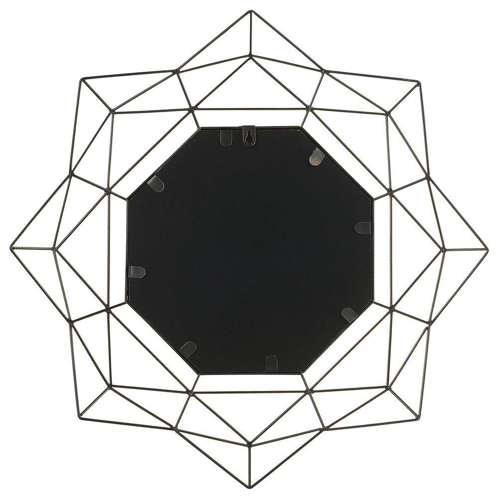 Specchio Da Parete In Color Oro 60x60cm Hillion - Foto 2