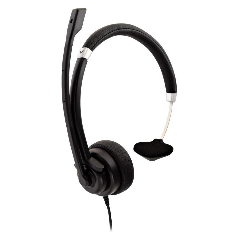 HU411 Cuffia Deluxe Mono Padiglione Auricolare Cablato con Microfono Integrato Colore Nero - Foto 4
