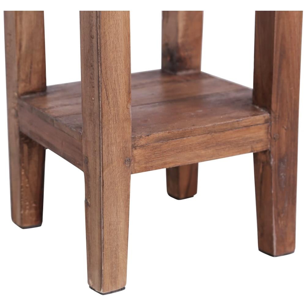 Piedistallo per Piante 30x30x67 cm in Legno Massello di Mogano - Foto 8