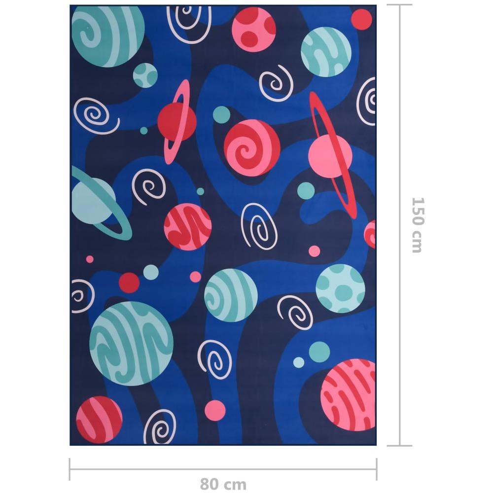 Tappeto Stampato Multicolore 80x150 Cm In Tessuto - Foto 13