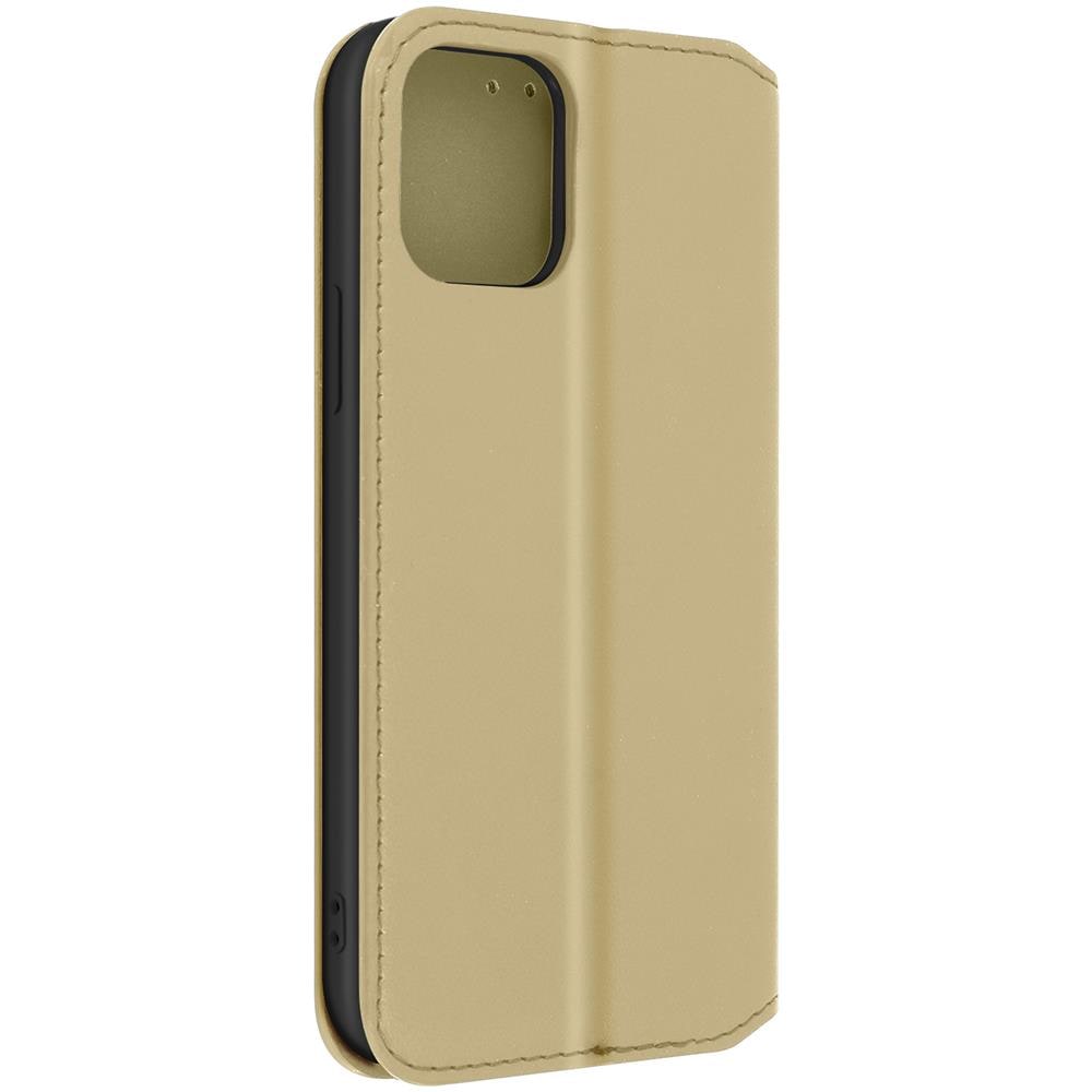 Custodia Folio Iphone 12 Pro Max Portafoglio Funzione Supporto Video Beige - Foto 5