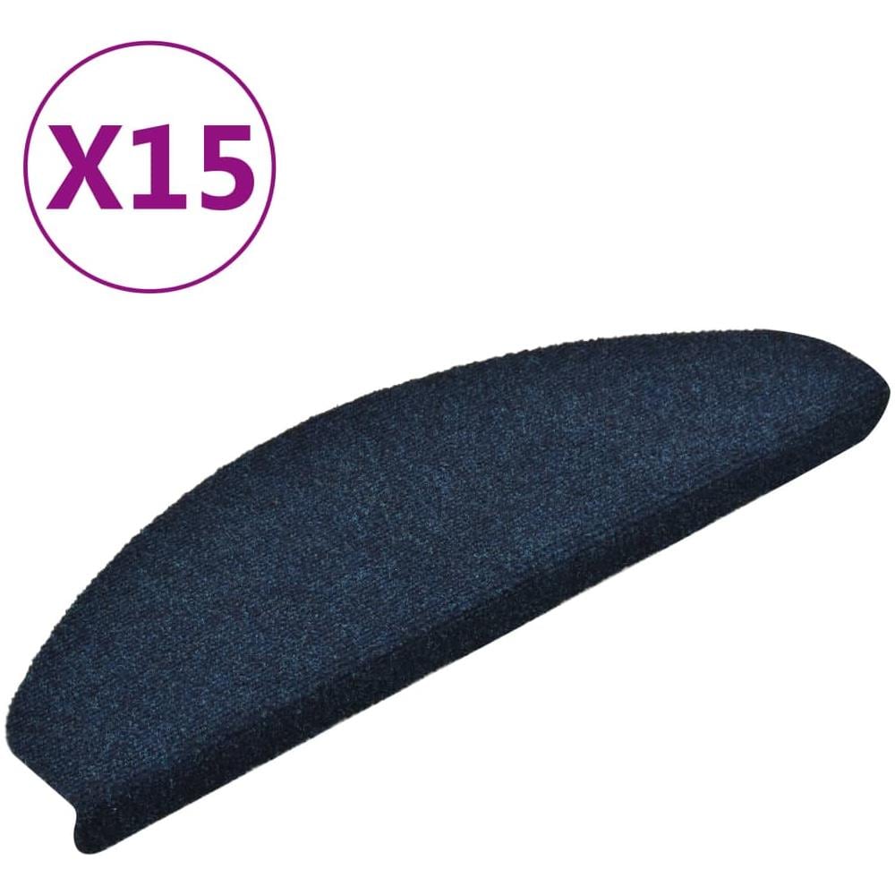 Tappetini Autoadesivi Scale 15 pz Blu 65x21x4 cm Agugliati - Foto 1