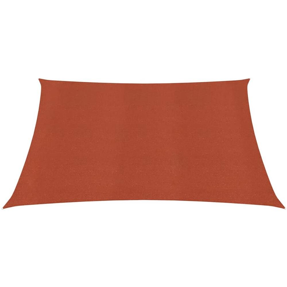 Vela Parasole 160 g / m² Terracotta 7x7 m in HDPE - Foto 2