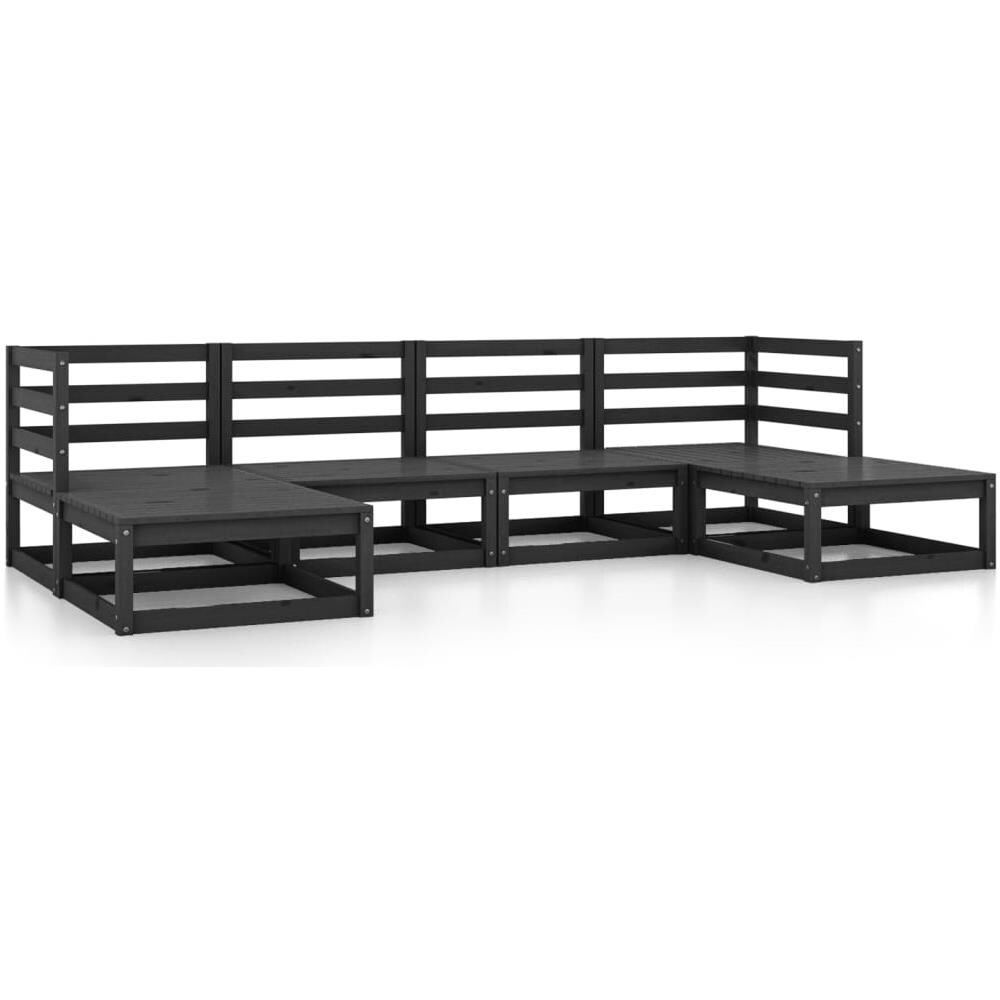 Set Divani da Giardino 6 pz in Legno Massello di Pino - Foto 2