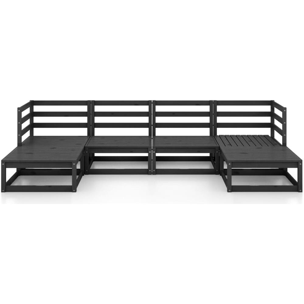 Set Divani da Giardino 6 pz in Legno Massello di Pino - Foto 3