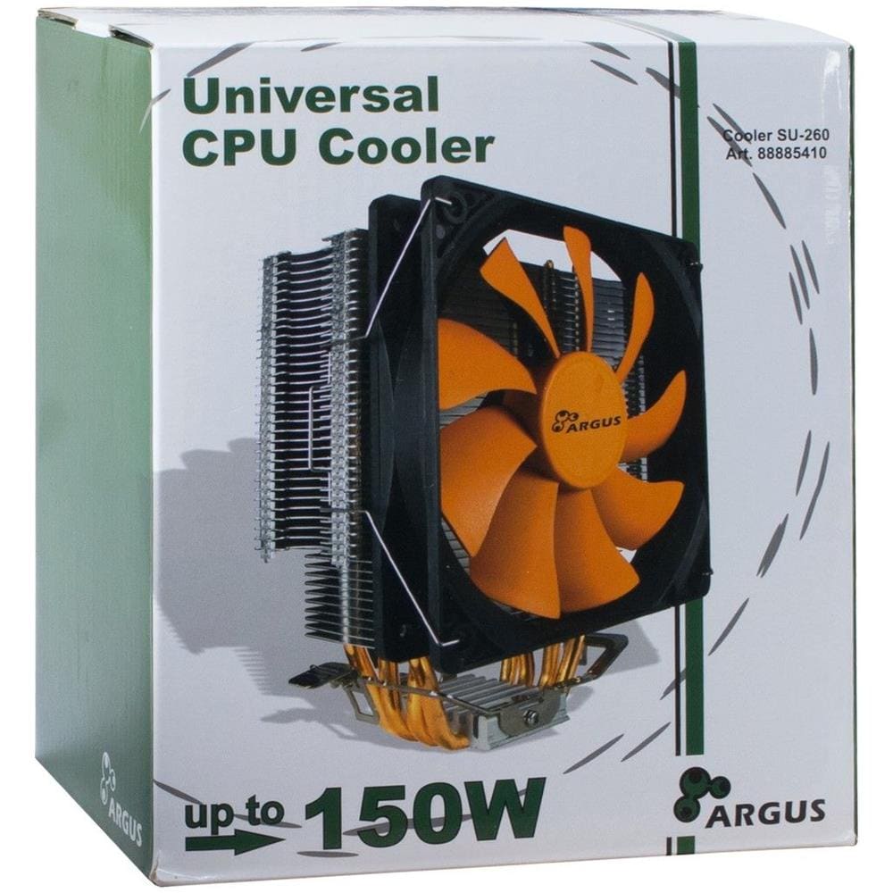 Argus Su-260 Processore Refrigeratore 12 Cm Nero, Arancione - Foto 3