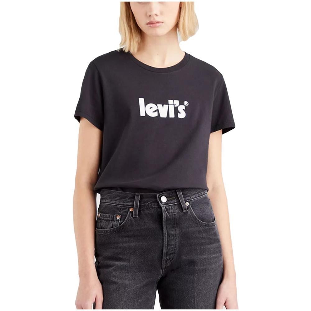 T-shirt Da Donna The Perfect Tee Logo Poster Nera Taglia Xs Cod 17369-1756 - Foto 1