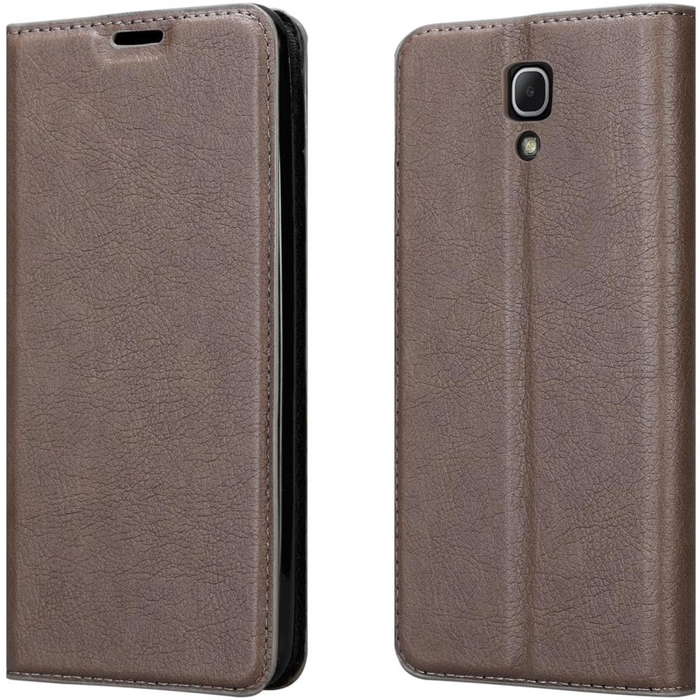 Custodia Compatibile Con Samsung Galaxy Mega 6.3 In Bruno Caffè - Coperchio Protettiva Con Chiusura Magnetica, Funzione Stand E Tasca Per Le Carte - Foto 8
