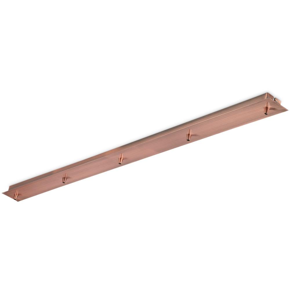 Rosone Lineare 5 Luci Rame Brunito Lampada - 285726 - Foto 1