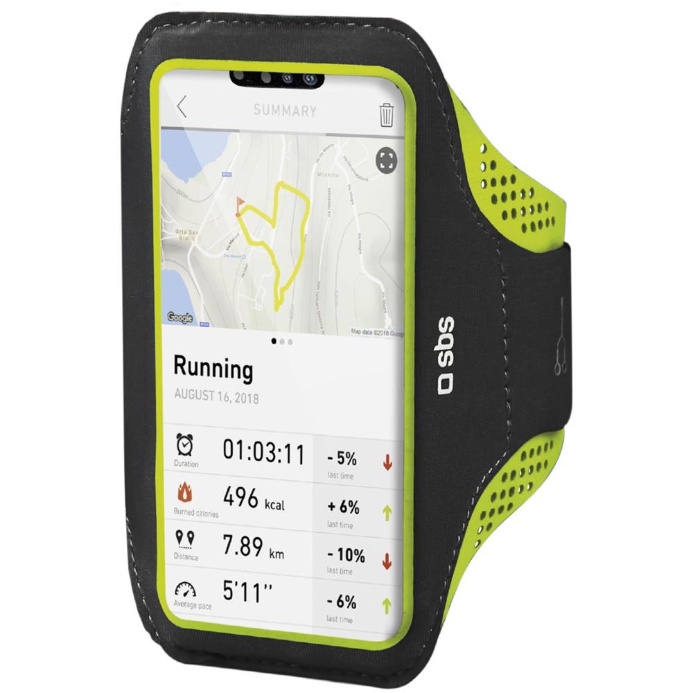 Fascia Da Braccio Running Xxxl Per Smartphone Fino A 6,7"" Con Finestra Touch - Foto 1