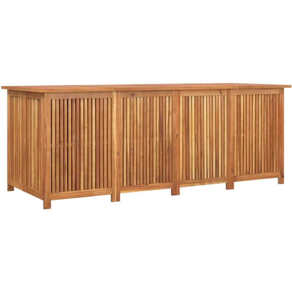 Contenitore Da Giardino 200x80x75cm In Legno Massello Di Acacia - Foto 2