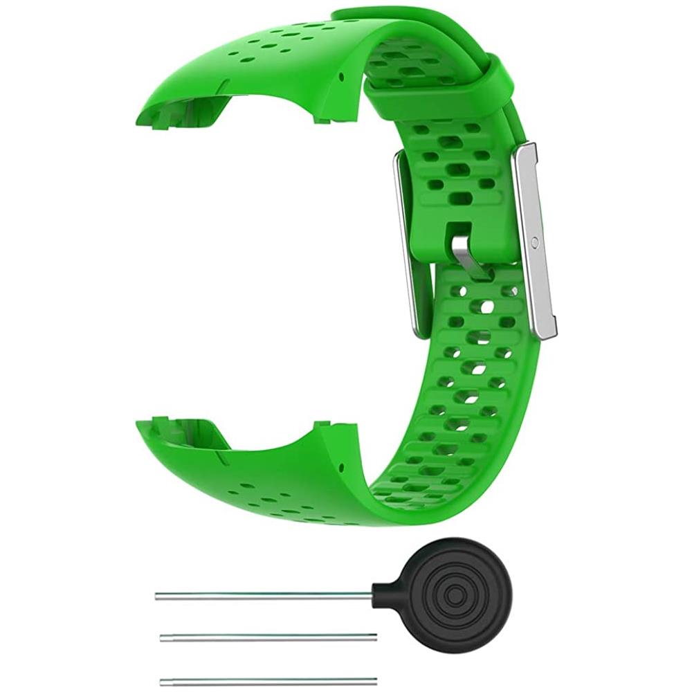 Bracciale Orologio Per Polar M400 / M430 Silicone Verde - Foto 1