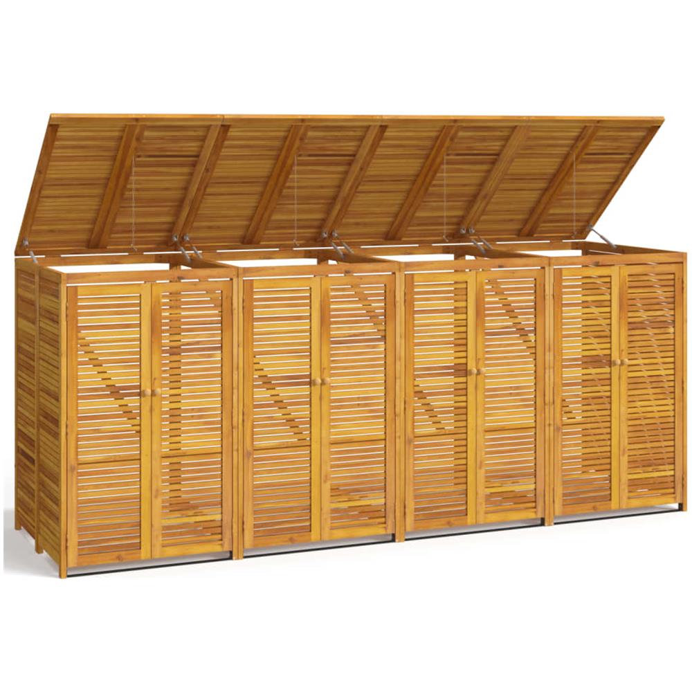 Copribidone Quadruplo 210x89x117 Cm In Legno Massello Di Acacia - Foto 2
