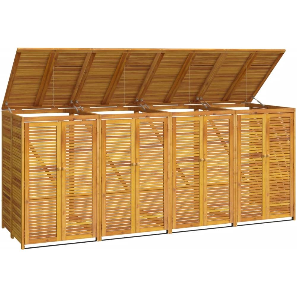 Copribidone Quadruplo 210x89x117 Cm In Legno Massello Di Acacia - Foto 3