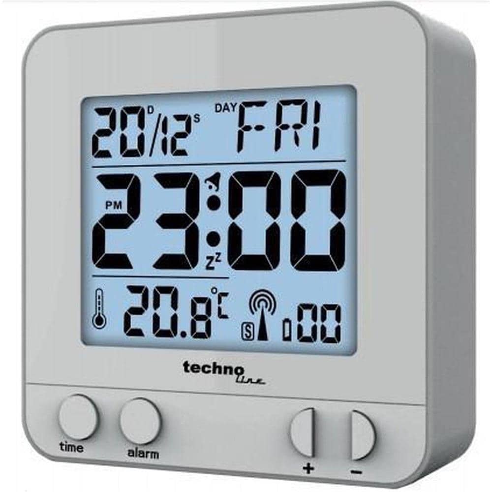 Sveglia Technoline Wt 235 Sveglia Digitale Silver - Foto 4