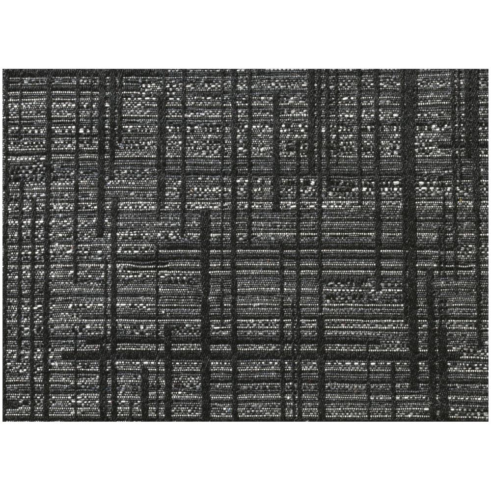 Telo Arredo Copridivano Multiuso Copritutto Misto Cotone Modello Multirighe 260x260 Carbone - Foto 2