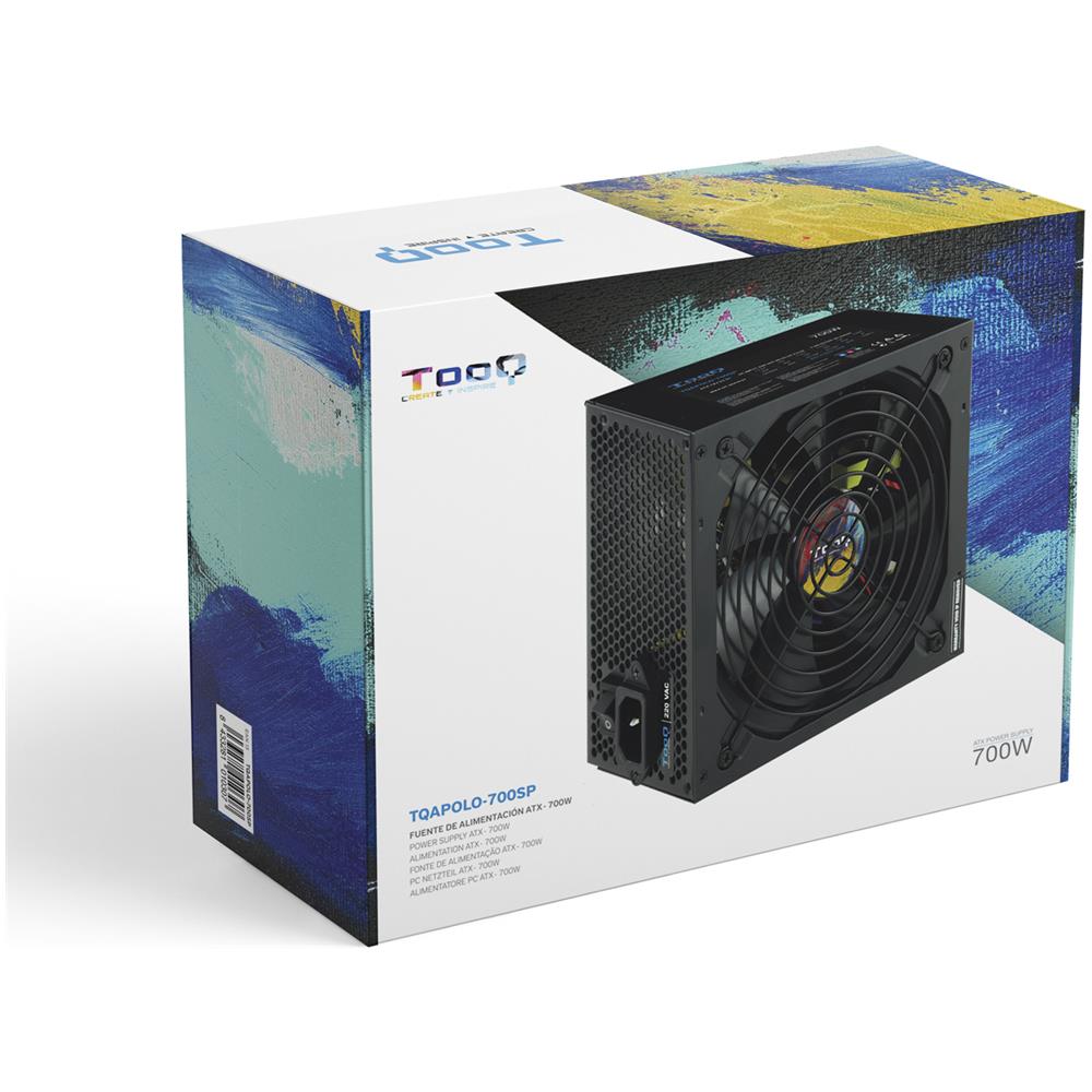 TQAPOLO-700SP alimentatore per computer 700 W 20+4 pin ATX ATX Nero - Foto 7