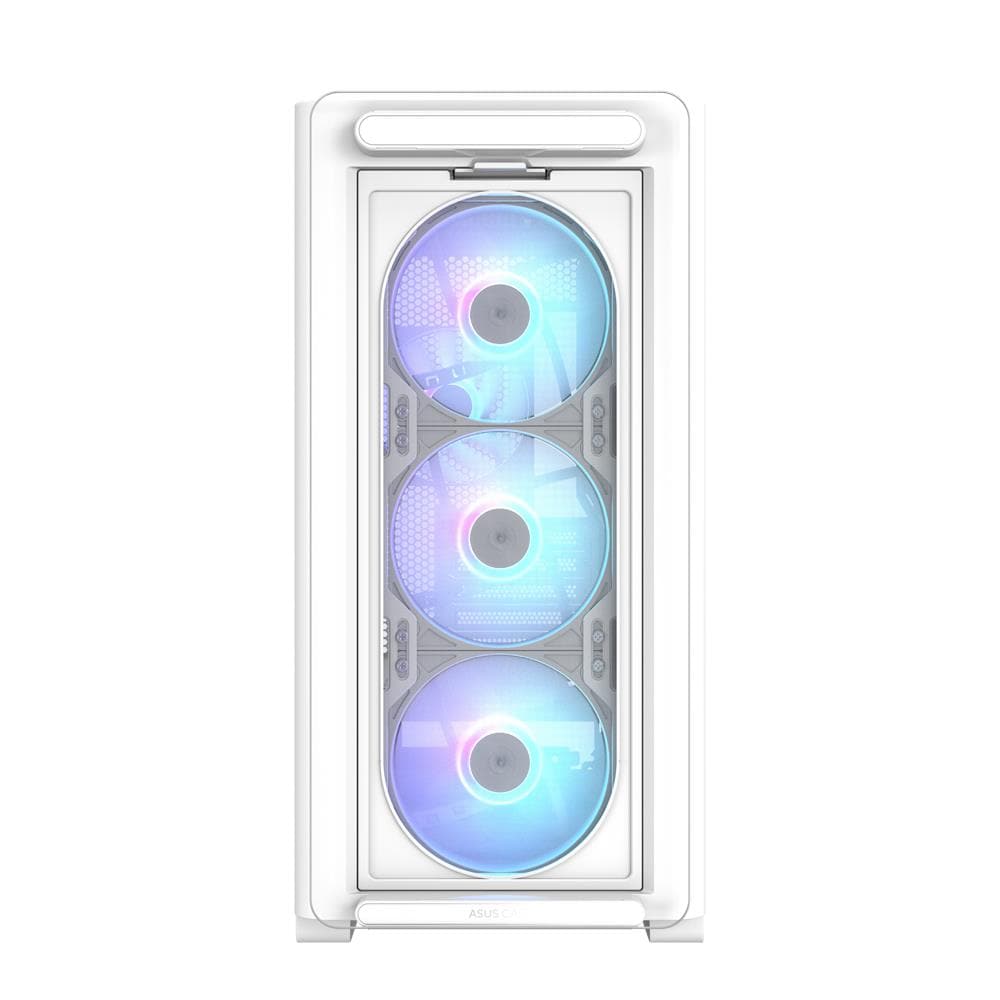 A23 Plus TG White ARGB Mini Tower No-Power Vetro Temperato minITX /mATX - Foto 1