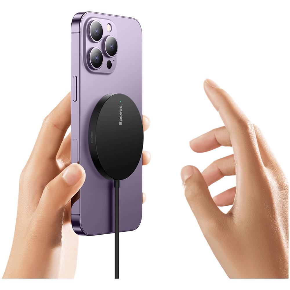 CCJJ040001 Caricabatterie per dispositivi mobili Cuffie, Telefono cellulare, Smartphone Nero USB Carica wireless Interno - Foto 8