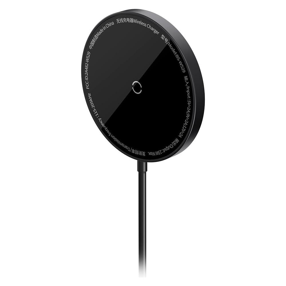 CCJJ040001 Caricabatterie per dispositivi mobili Cuffie, Telefono cellulare, Smartphone Nero USB Carica wireless Interno - Foto 1