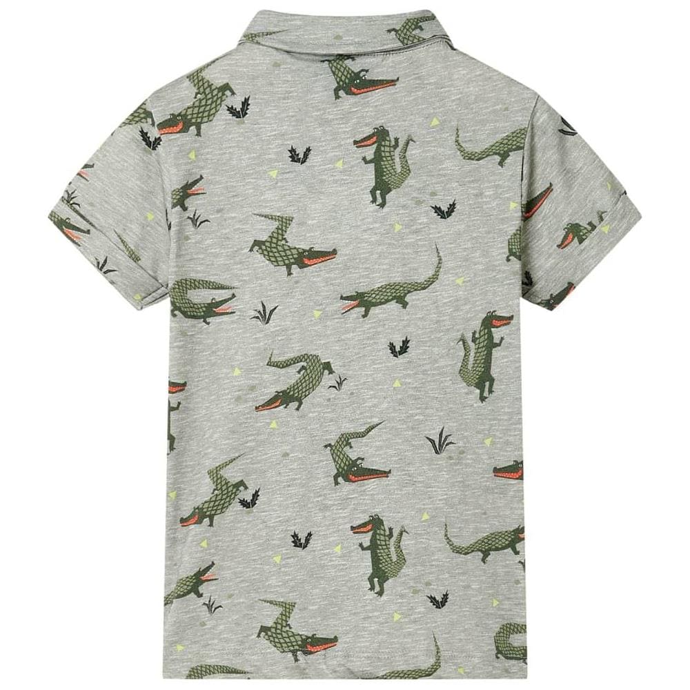 Camicia da Bambino Cachi Chiaro Mélange 104 - Foto 2