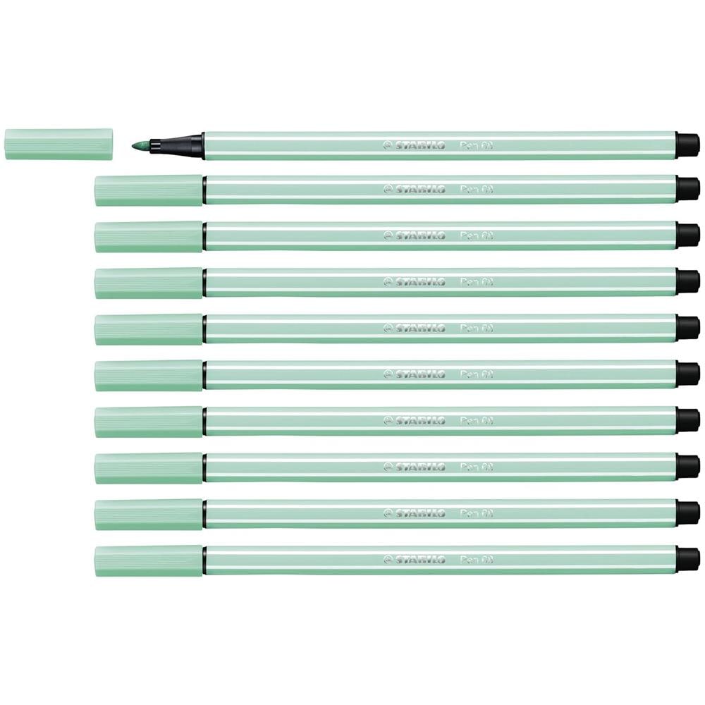 Pen 68 - Pennarello Premium - Confezione da 10 - Verde Ghiaccio - Foto 1