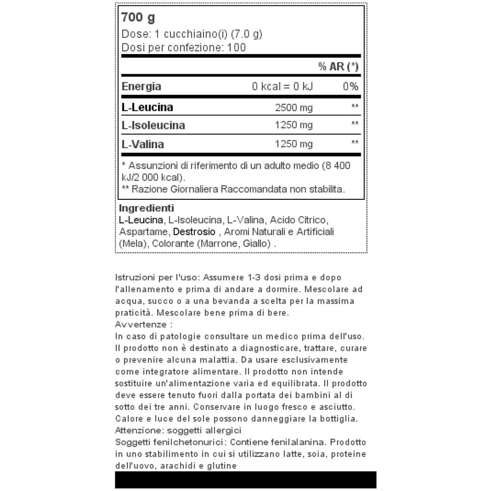 Bcaa Xpress 1.54 Lbs (700g) - - Bcaa, Amminoacidi - Mela - Foto 2