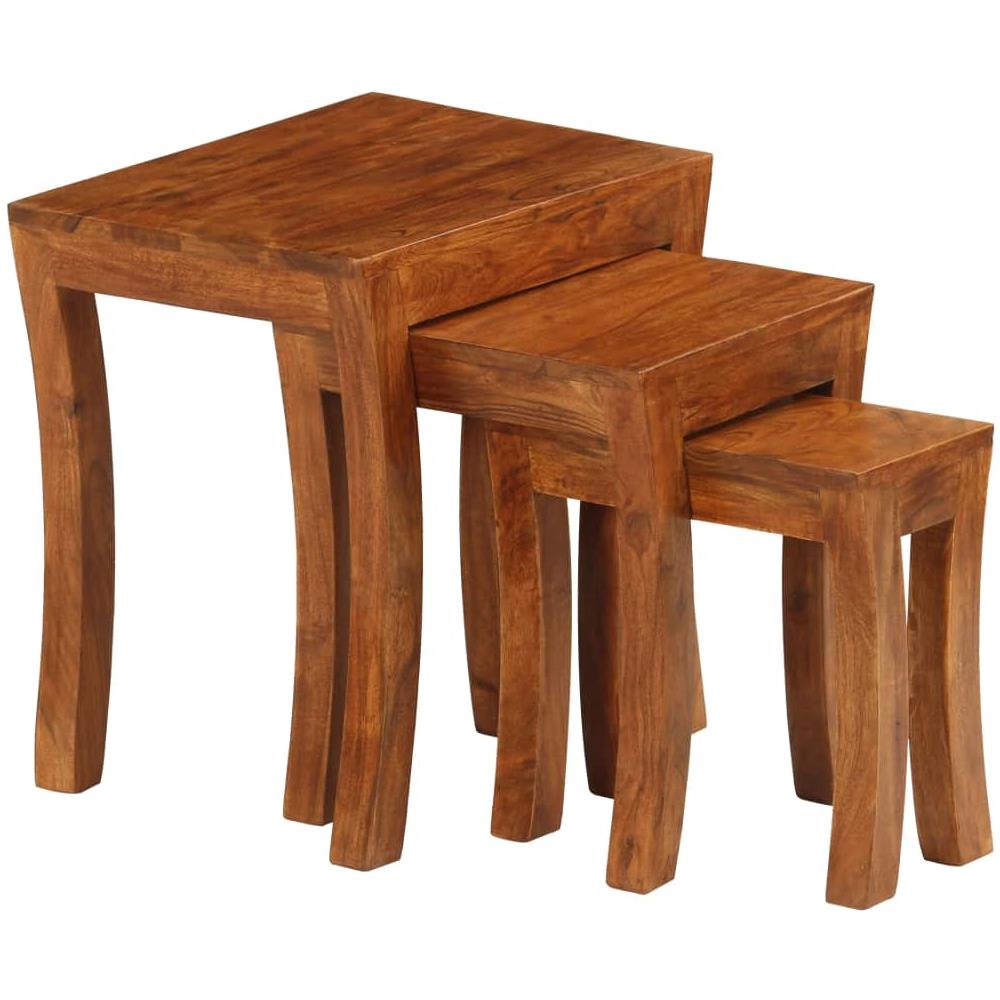 Tavolino da Salotto in Legno Massello 110x60x45 cm - Foto 2