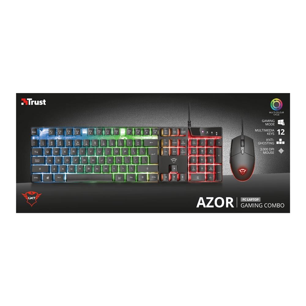 Tastiera e Mouse USB 23483  per Gaming (Layout Italiano) Colore Nero - Foto 9