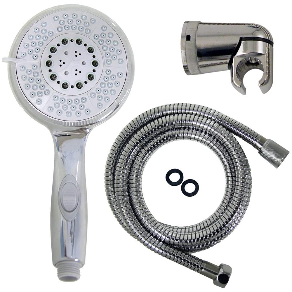Duplex : Doccia 5 Getti Con Stop Cromata Con Flessibile 150 Cm - Foto 1