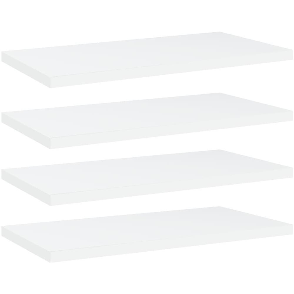 Ripiani per Libreria 4pz Bianchi 40x20x1,5 cm Legno Multistrato - Foto 1