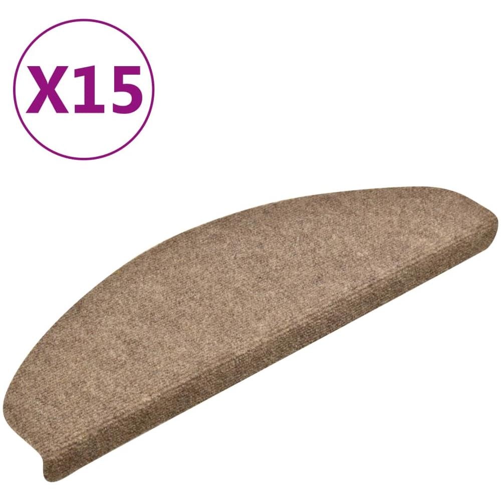 Tappetini Autoadesivi Scale 15 pz Crema 65x21x4 cm Agugliati - Foto 1