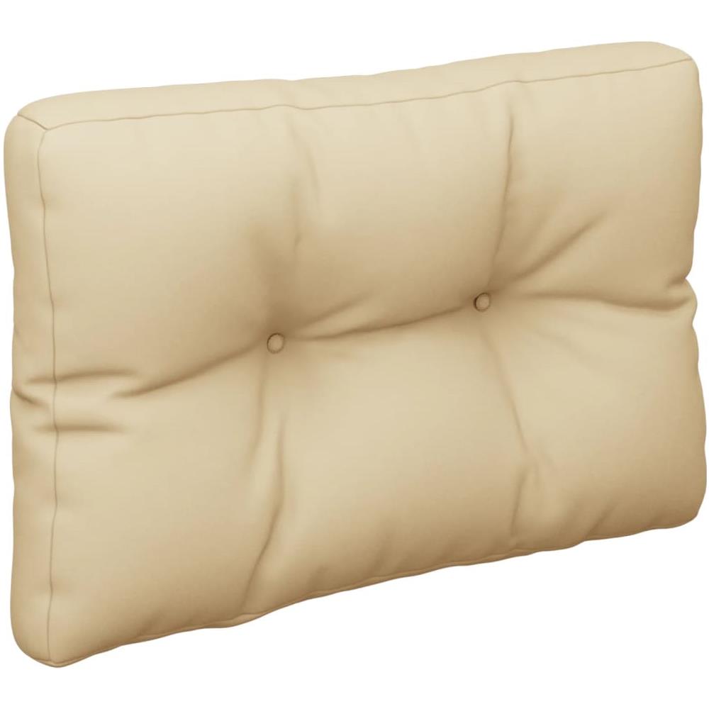 Cuscino per Pallet Beige 50x40x12 cm in Tessuto - Foto 1