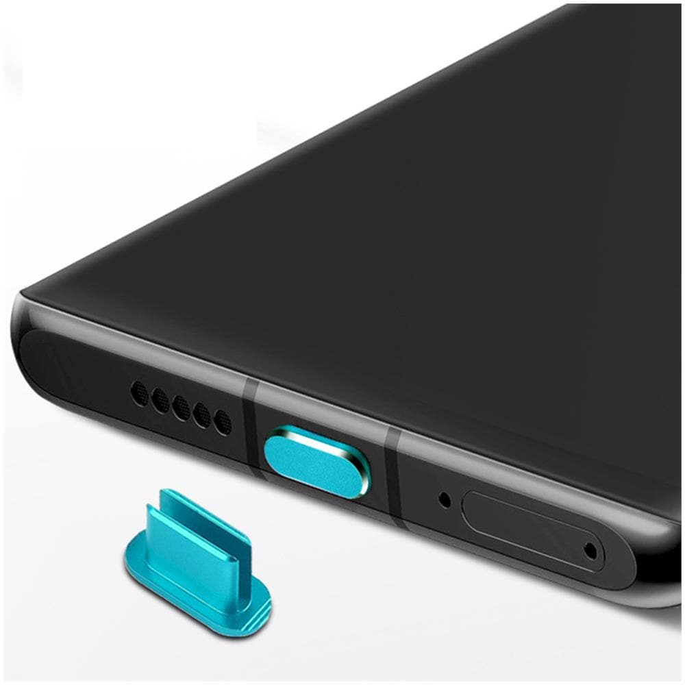 Cappuccio Protettivo Compatibile Con Usb C In Azzurro - Spina Di Protezione Dalla Polvere Spina Per La Porta Di Ricarica Antipolvere - Foto 1