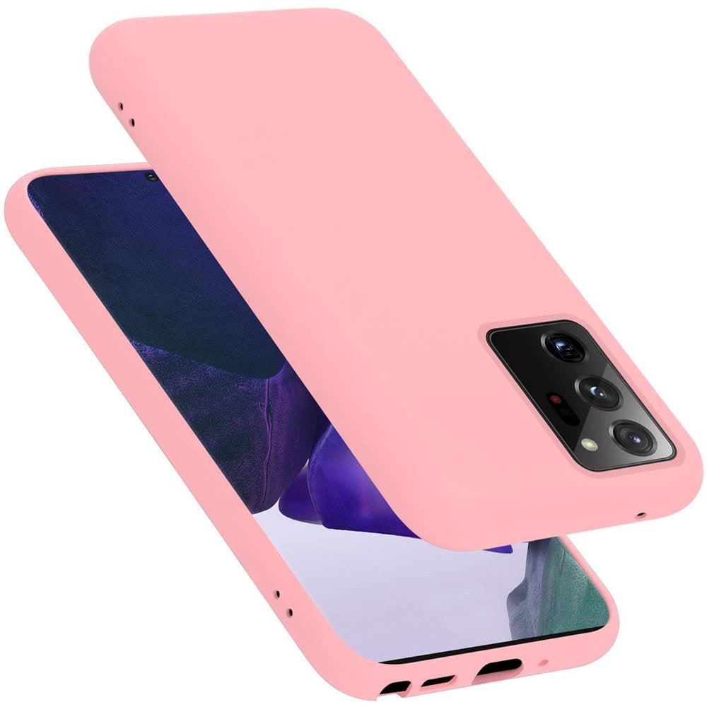 Custodia Compatibile Con Samsung Galaxy Note 20 Ultra In Liquid Rosa - Coperchio Protettivo In Silicone Tpu Flessibile - Foto 1