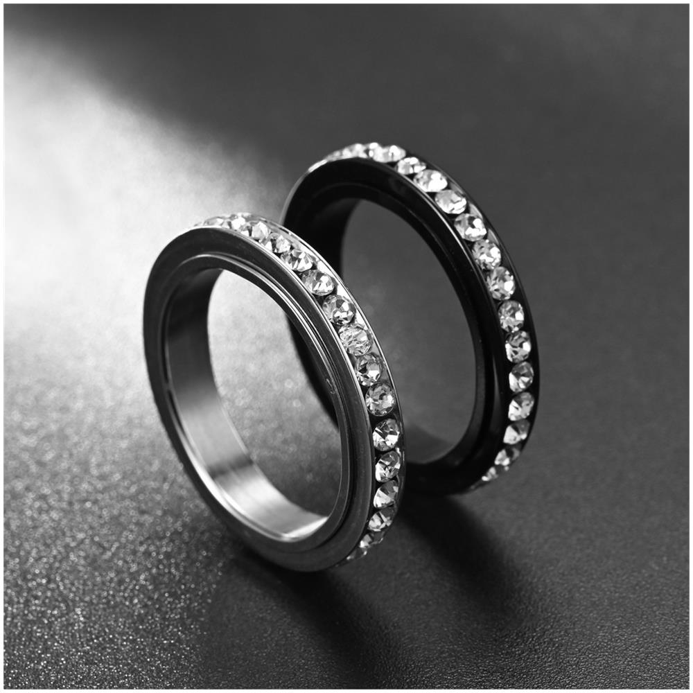 Anello Con Diamante Di Transito Misura 10 Black - Foto 2