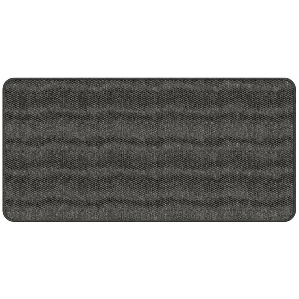 Tappeto Corsia Aspetto Sisal Antracite 50x100 Cm - Foto 3